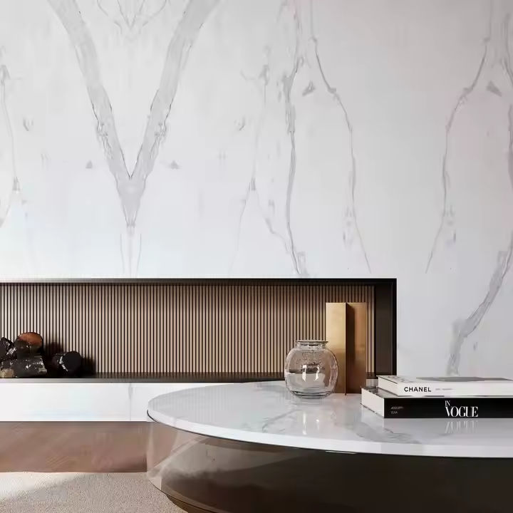 Carreaux en Vinyle Marbré (2,7 m x 1 m)